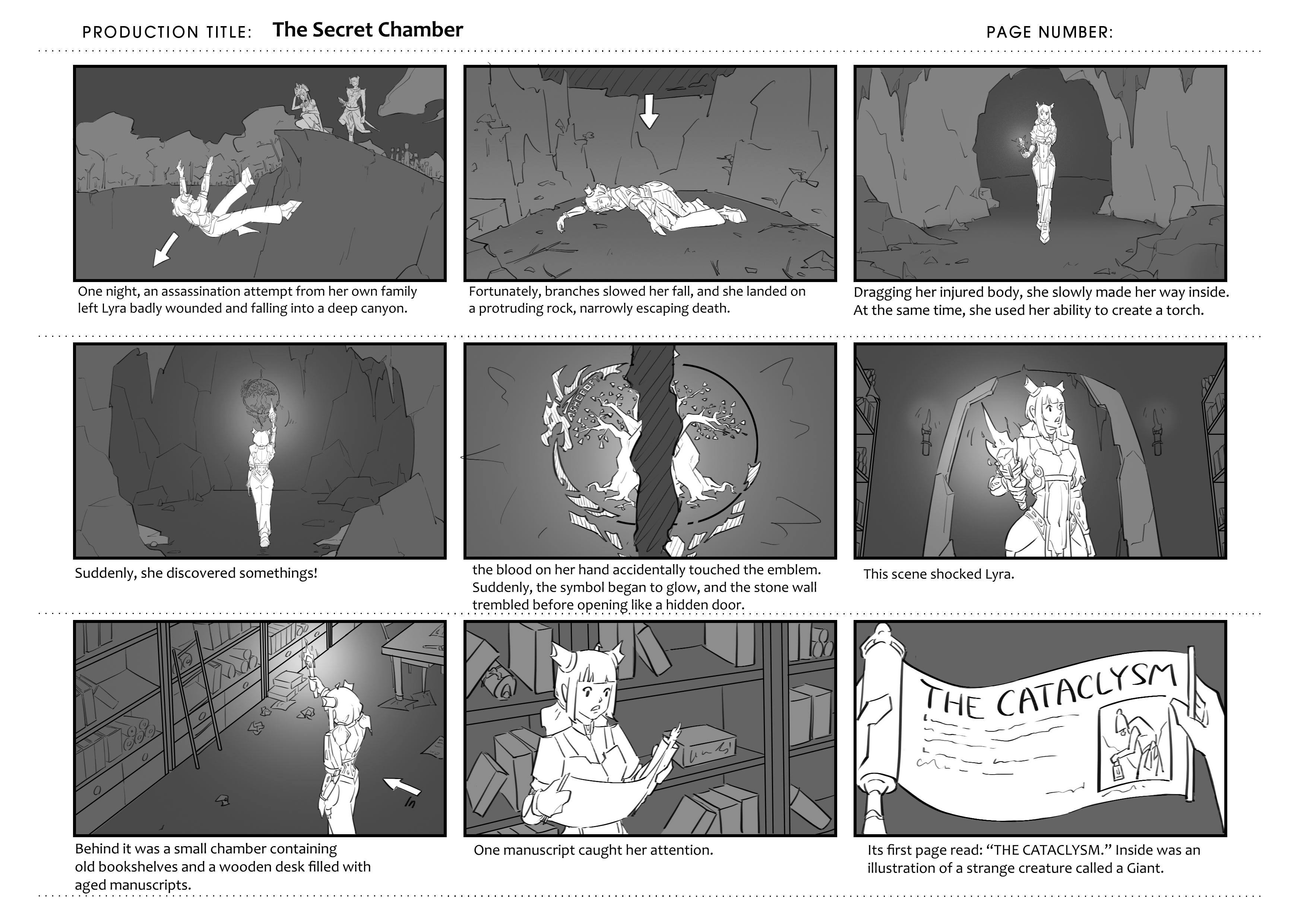 The Giant's Servant — story board 3, replace with your artwork