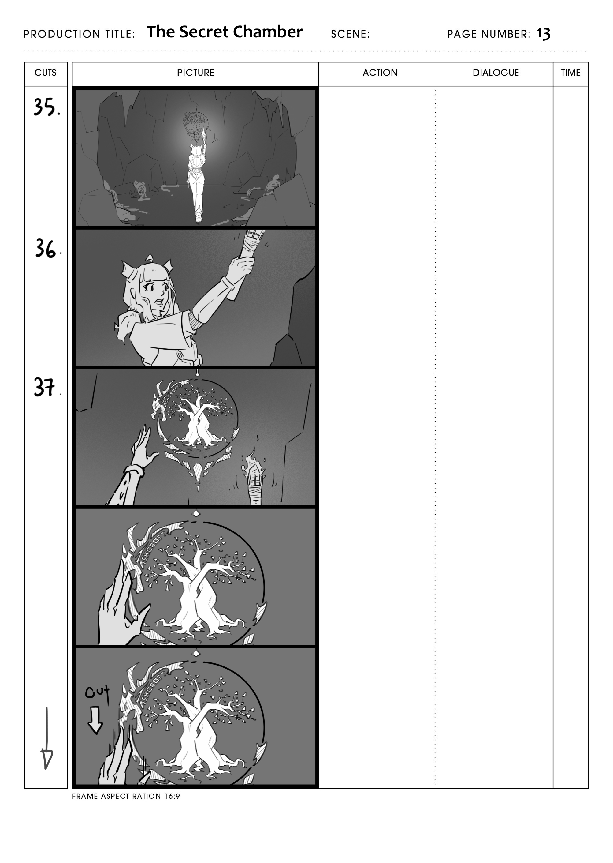 The Giant's Servant — story board 16, replace with your artwork